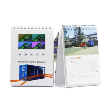 4.3-inch LCD Desktop Video Calendar with Monthly Pages FVC-430