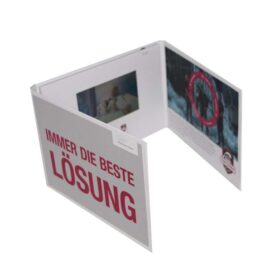 4.3” Video Gate Fold Brochure with CMYK Printing