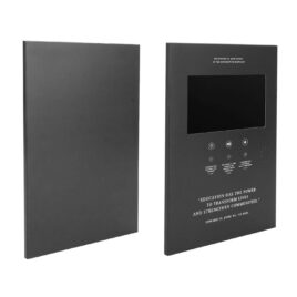 4.3 inch LCD Video in Black Paper Greeting Card