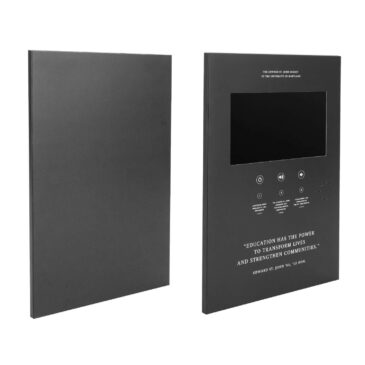 4.3 inch LCD Video in Black Paper Greeting Card