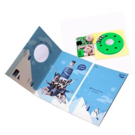 3D Pop Up Voice Module Greeting Card for Christmas Gift