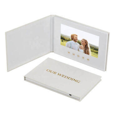 Custom Wedding Video Book with 7 inch IPS Display